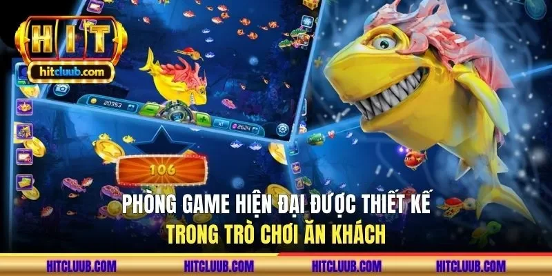 Phòng game hiện đại được thiết kế trong trò chơi ăn khách